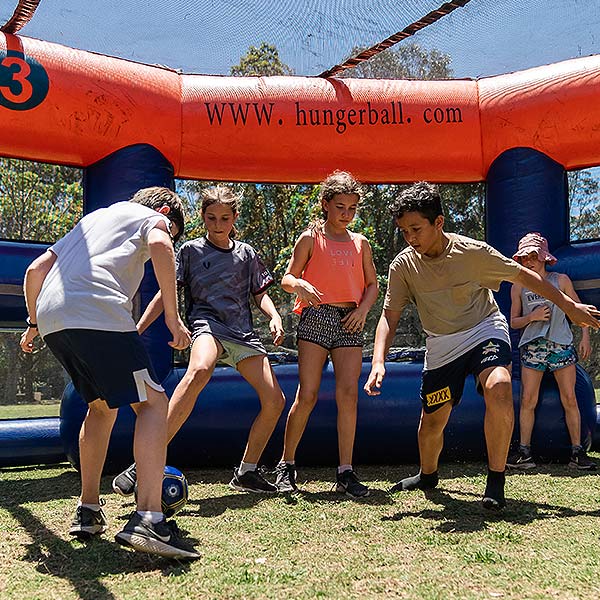 HUNGERBALL Queensland kids playing HUNGERBALL Queensland kids playing