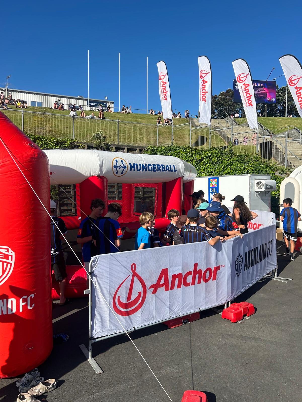 Anchor HUNGERBALL Arena at Auckland FC