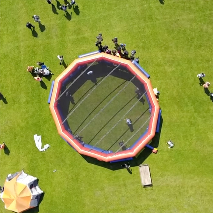 HUNGERBALL 6-sided arena from above